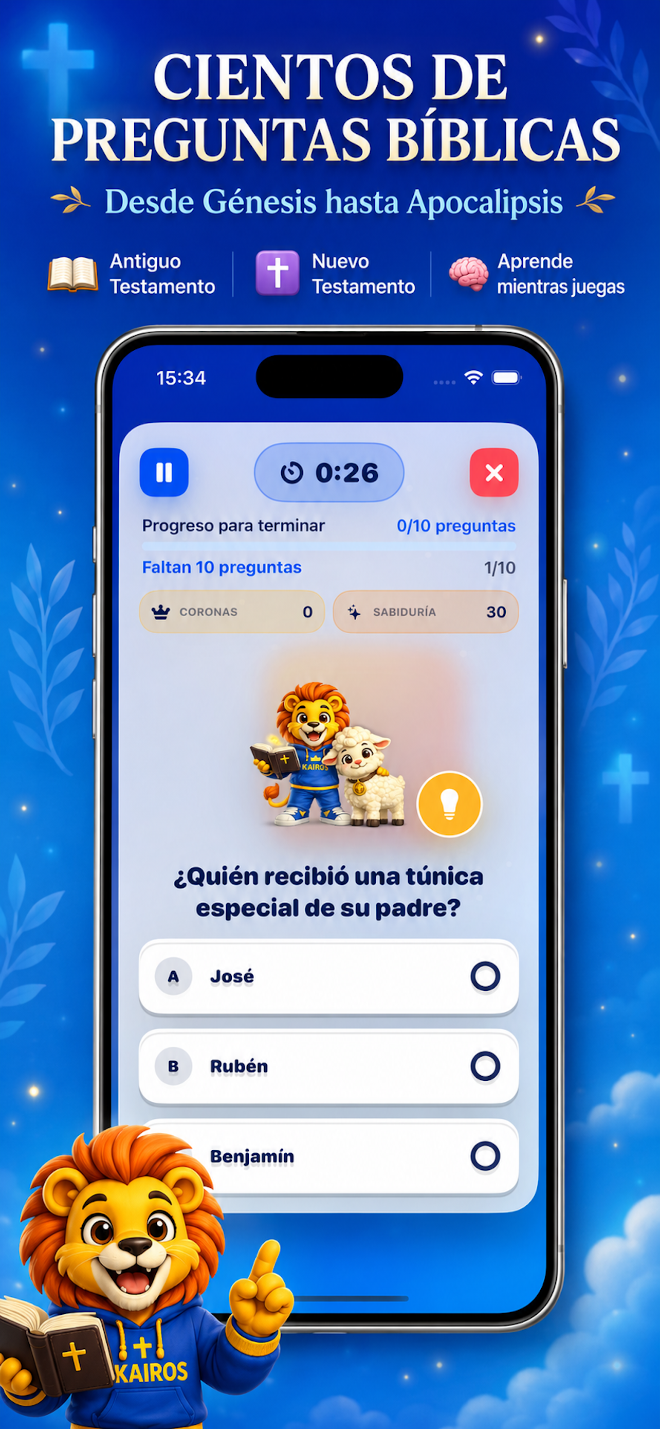 Captura de Kairos en App Store